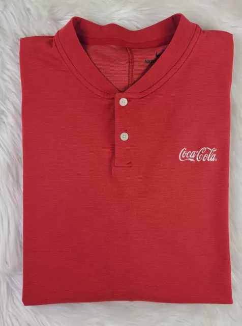 Nike Aeroreact Tiger Woods Blade Polo Shirt Red (2XL) CocaCola