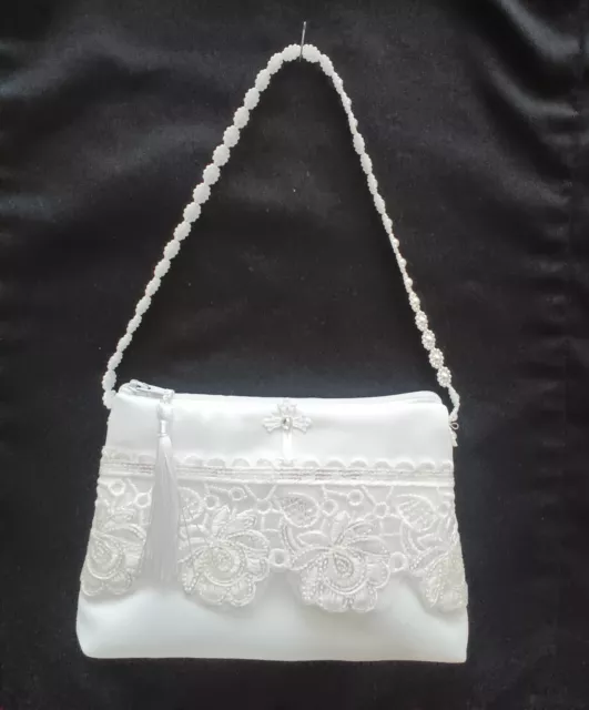 White Holy Communion Bag