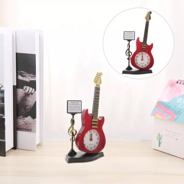 Vintage Style Musical Desk Clock - No Batteries Required - 23.8cm