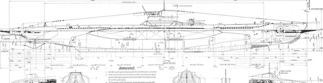 MARINA GERMANIA DISEGNI DRAWINGS Sommergibile U Boot Type VIIC DVD EUR