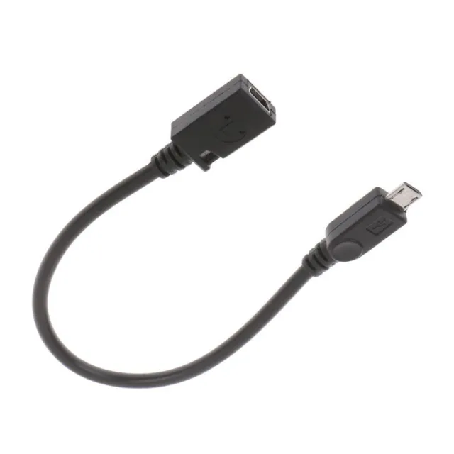 USB 2.0 Mini-B 5-Pin Female to Micro-USB Male Adapter Cable Converter 22cm Cable 2
