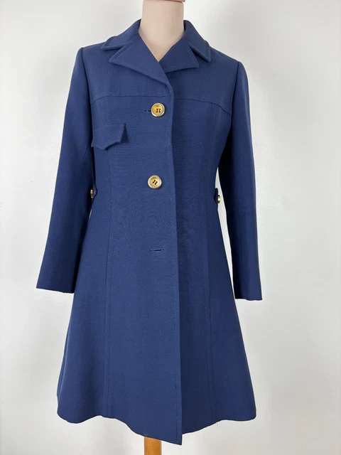 Manteau D'hiver Vanessa Bruno Marron & Noir - Laine, Alpaga, Mohair, Coupe Droite, Taille 40/12, Occasion