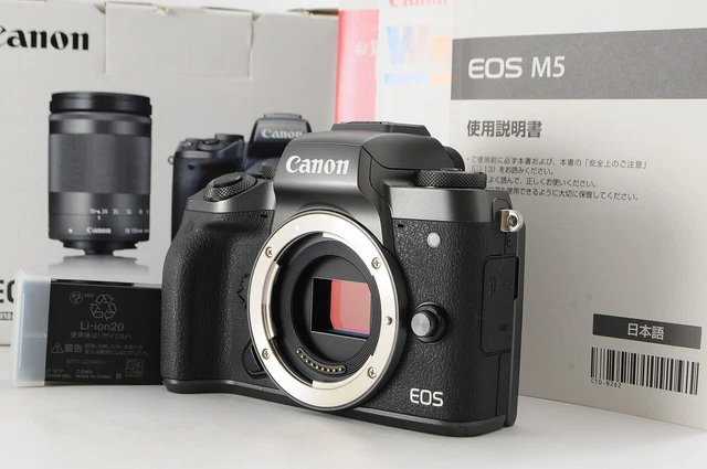 [Near Mint in Box] Canon EOS M5 24.2MP Mirrorless Digital Camera from Japan #808