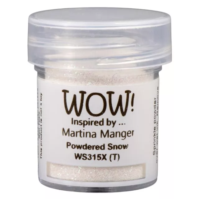WOW! Glitter Embossing Powder - Powdered Snow