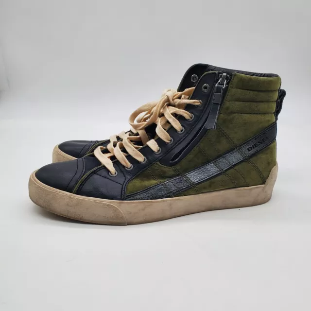 Diesel D-String Green High Top Sneaker - Men's size 9.5