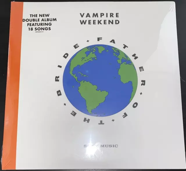 Vampire Weekend! Father Of The Bride! Vinyl 2Lp W/ Poster! Factory Sealed Mint