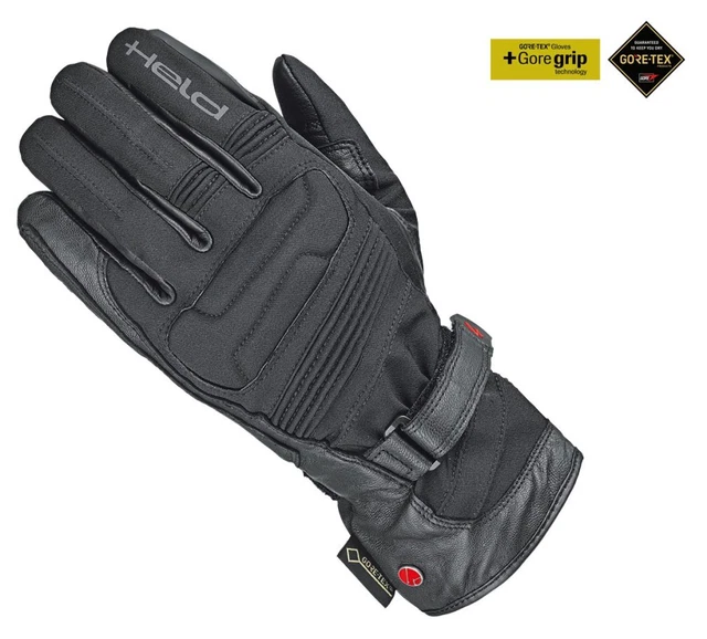 Held Satu II GTX Grip Motorradhandschuh Tourenhandschuh Gore Tex schwarz