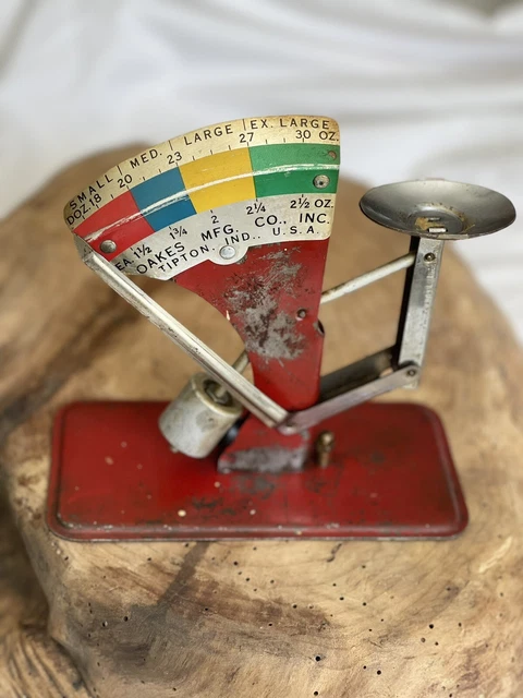 Vintage EGG SCALE SIZE GRADER Oakes Mfg Tipton Indiana Made in USA Vintage EGG SCALE SIZE GRADER Oakes Mfg Tipton Indiana Made in USA