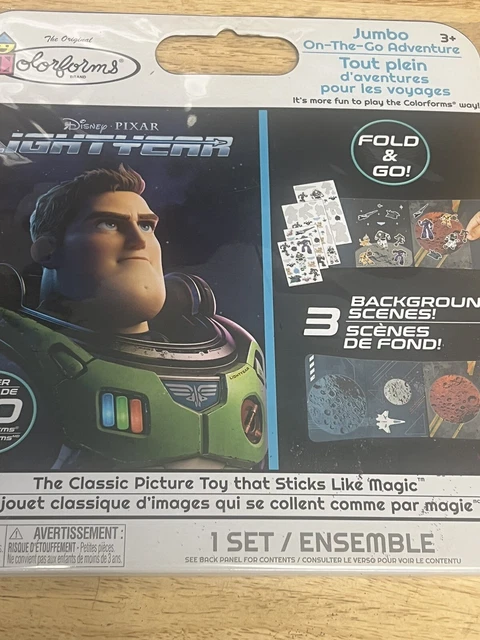 COLORFORMS DISNEY PIXAR Lightyear Jumbo On-The-Go Adventure Ages 3+ £6. ...