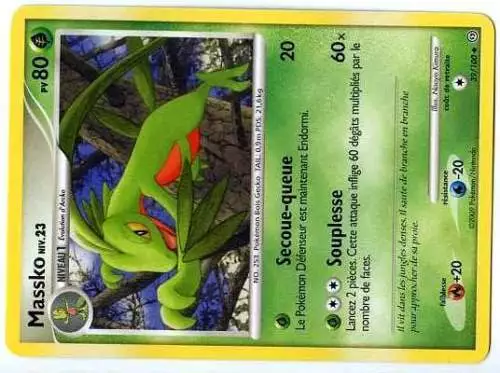 Pokemon Tempete Unco N°  39/100 Massko