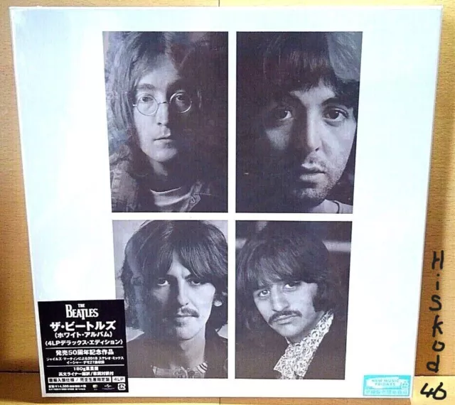 The Beatles White Album 50th Anniversary Analog Vinyl Deluxe Edition 4 LP Record