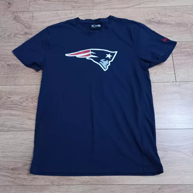 T-shirt blu New England Patriots - taglia small - abbigliamento squadra da uomo NFL New Era