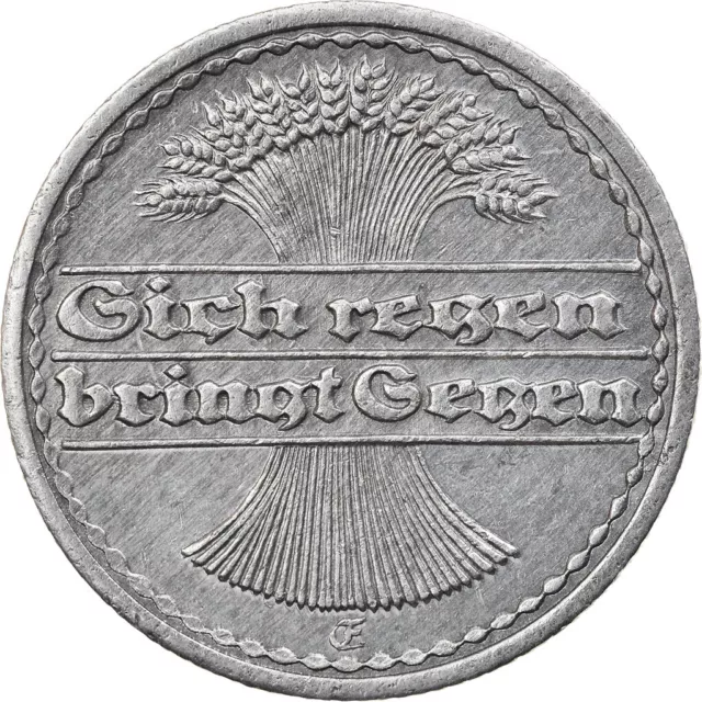 [#917294] Coin, GERMANY, WEIMAR REPUBLIC, 50 Pfennig, 1922, Muldenhütten, EF