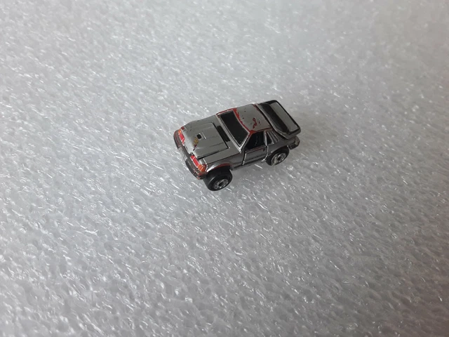 Micro Machines Galoob Gig - Voiture Slot Car Mustang Sur Carte Italienne, Années 90