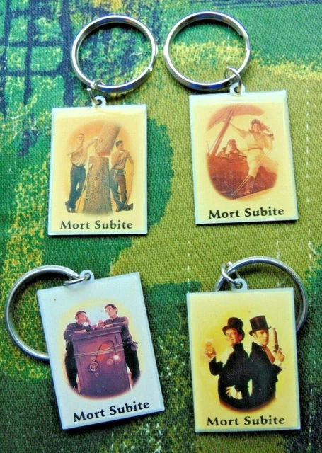 Mort Subite Belgian Beer Promotional Keyrings X4