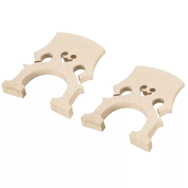 Violoncelle Pont Érable Bois pour 1/2 Violoncelle Instrument Pièces, Set de 2