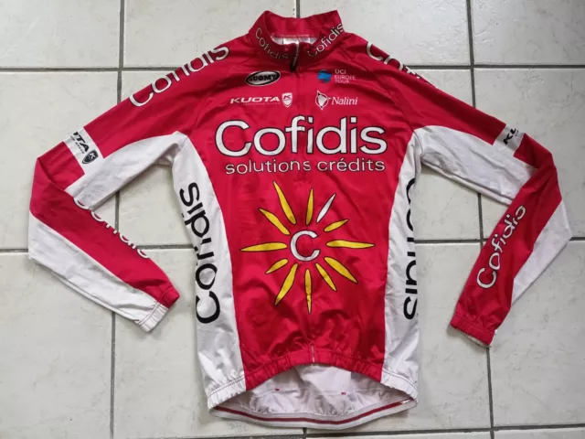 MAILLOT VESTE CYCLISTE VELO NALINI TEAM COFIDIS PORTé SIMON TAILLE M/3 TBE