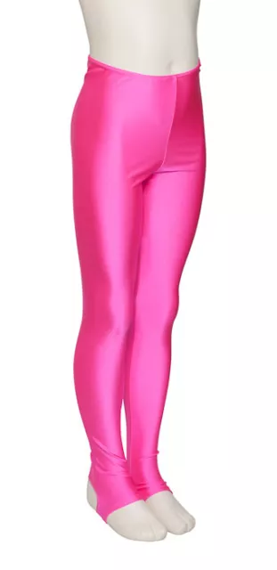 Girls Childrens Lycra Shiny Stirrup Dance Gym Ballet Leggings By Katz KDT001