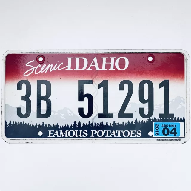 2016 United States Idaho Benewah County Passenger License Plate 3B 51291