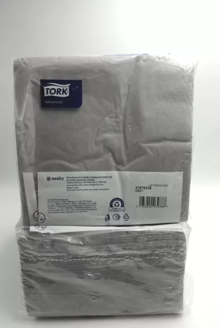 TORK Soft Dinner White Napkins Paper Serviettes Biodegradable 39cm 2x 150sheet