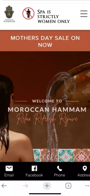 Morrocan Hammam Spa Voucher Balance $360 No Expiry, Email And Code Will Be Sent
