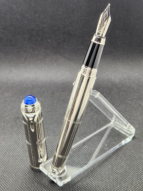 CARTIER ROADSTER TRANSATLANTIQUE RIVETS FOUNTAIN PEN ULTRA RARE HTF 18k NIB EUC CARTIER ROADSTER TRANSATLANTIQUE RIVETS FOUNTAIN PEN ULTRA RARE HTF 18k NIB EUC