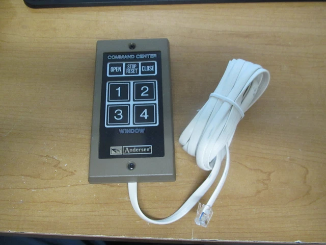 Teclado Andersen Skylight Command Center nuevo de lote antiguo