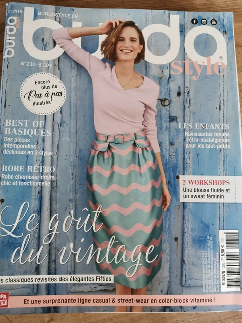Magazine Burda Style N°175 - Collection "Le Soleil, La Mer, Open Air" 2014 - Taille 34 à 52, Occasion