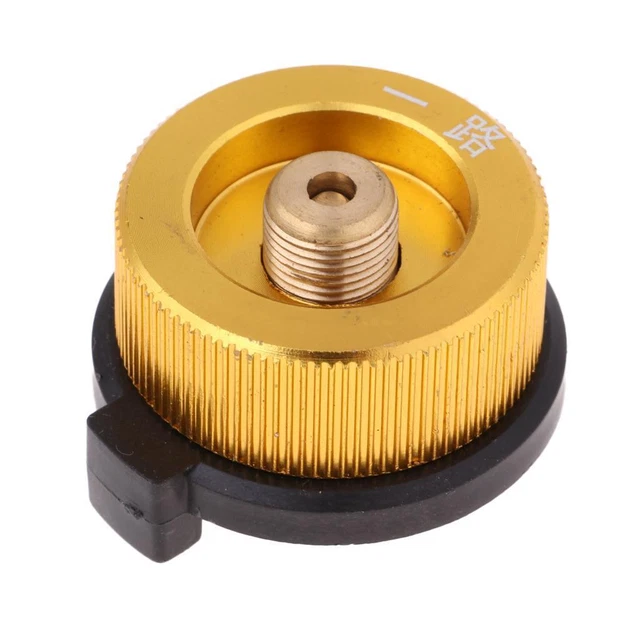 Adaptateur Bidon Gaz 4xOD Connecteur Plat - Cuivre - BBQ Camping Neuf