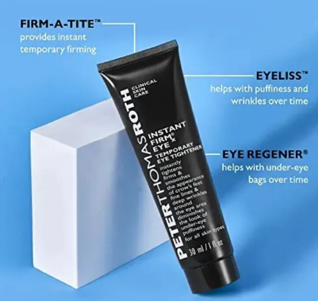 Eye Care by Peter Thomas Roth Instant Firm Temporary Eye Tightener 30ml New 2024