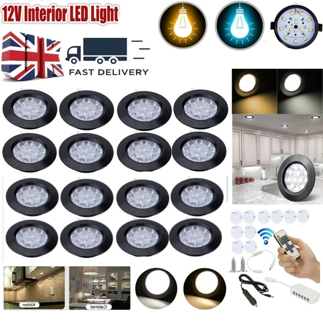 12V LED SPOT Light Caravan Camper Van Interior Ceiling Downlight Cool