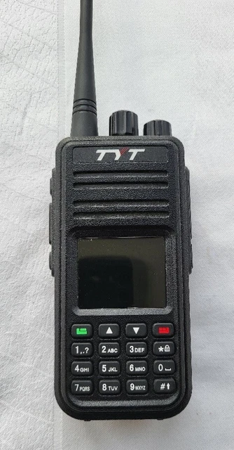 TYT MD-380  DMR Digital  Walkie Talkie Two Way Radio With Speaker Mic and Cable
