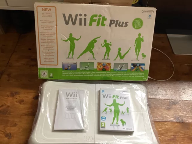 Boxed Wii Fit Plus Balance Board Instructions With Wii Fit & Wii Fit Plus Game