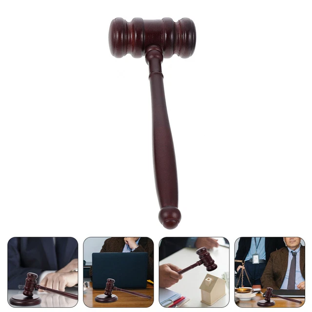 Gavel, 1 pieza Madera Juez Madera Gavel Subasta Gavel Juez Martillos Madera