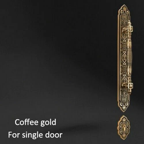 Luxury European Solid Wood Villa Interior Door Lock Gate Outdoor Double Entry