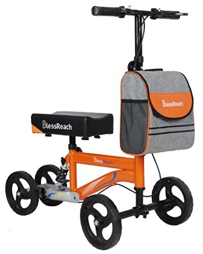 Scooter médico de lujo alternativo plegable orientable para la rodilla