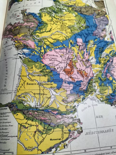 La FRANCE et ses COLONIES Atlas Schrader & Gallouédec (programme 1920)  SUPERBE 3