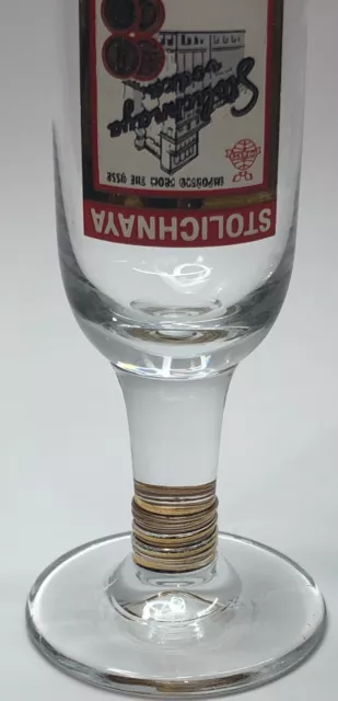 Stolichnaya Russian Vodka Pinnchen Shot Glas 2/4cl / Schnapsglas Gläser Tequila 3