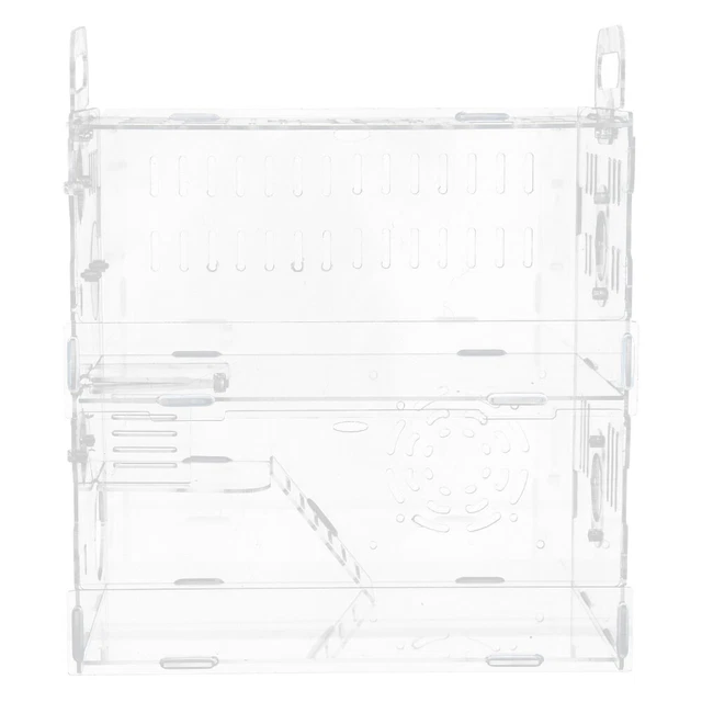 1pc Hamster Kleine Pet Hütte Transparent Hamster Käfig