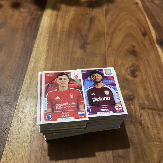 Pl Sticker PANINI PREMIER LEAGUE Football Stickers 2025 - Loose 532 Individual ...
