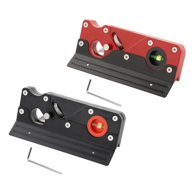 Protable Chamfer Plane with Backer Edge Corner Flattening Tool for Woodworking
