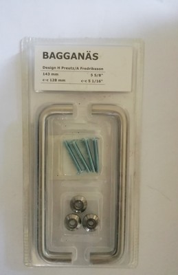 IKEA Ikea BAGGANÄD set x2 maniglie per anta cucina 146 cm x128 nuovo 