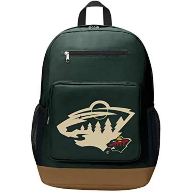 NHL Minnesota Wild "Playmaker" Backpack, 18" x 5" x 13", Playmaker