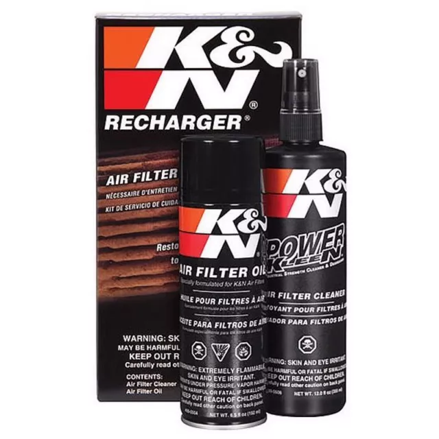 Set K&N Kn Cleaning Huilage Air Filter Recharger 99-5003 Kleen de Nettoyage Oil