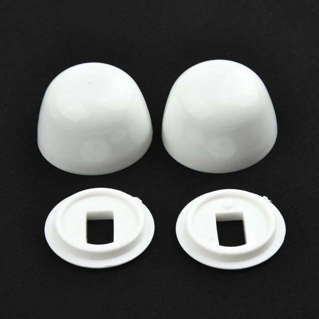 2 Pair Of Universal Toilet Bolt Cap Toilet Bowl Lid Installation Accessories