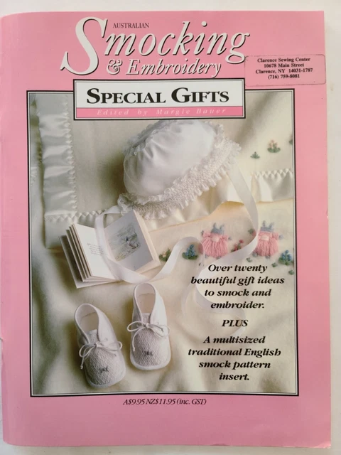 Australian Smocking & Embroidery Magazine Special Gifts Book xmas patterns 1992