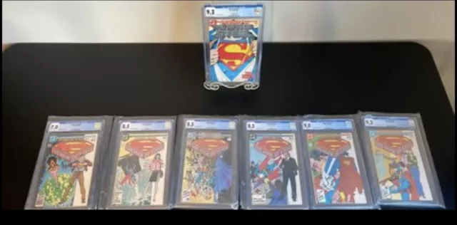 THE MAN OF STEEL LOT! Variant #1 + #1-6 John Byrne CGC 💪🏻 Superman/Batman Lot