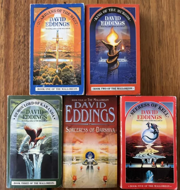 Complete Malloreon Series by David Eddings Guardians Of The West King Of Murgos