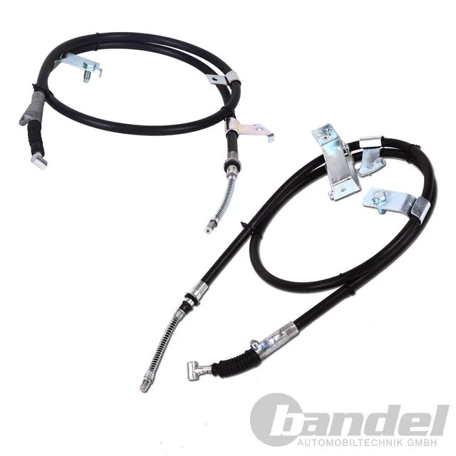 2x HANDBREMSSEILE HINTEN LINKS RECHTS für NISSAN MICRA II (K11) SEILZUG BREMSE