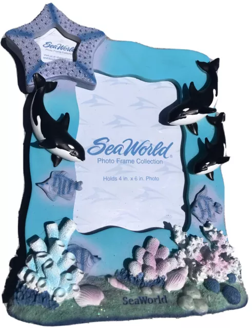 SEA WORLD Adventure Parks 3D Photo Picture Frame 4 X 6